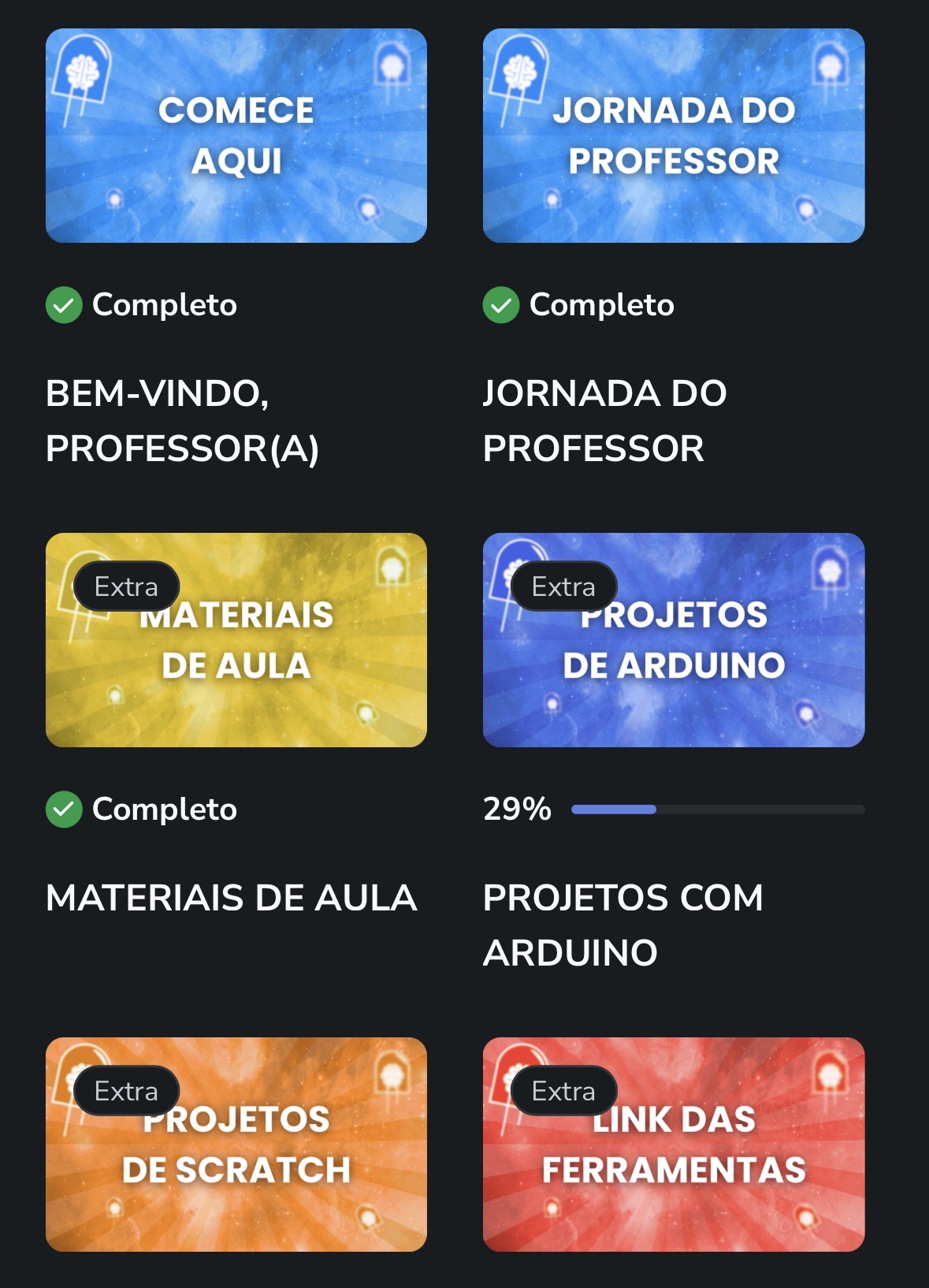Capacitação de professores